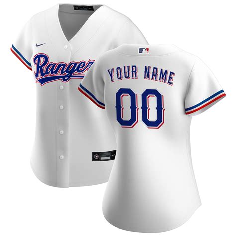 women's texas rangers nike white home replica custom jersey|Official Texas Rangers Jerseys, Rangers Baseball Jerseys, TX Rangers .